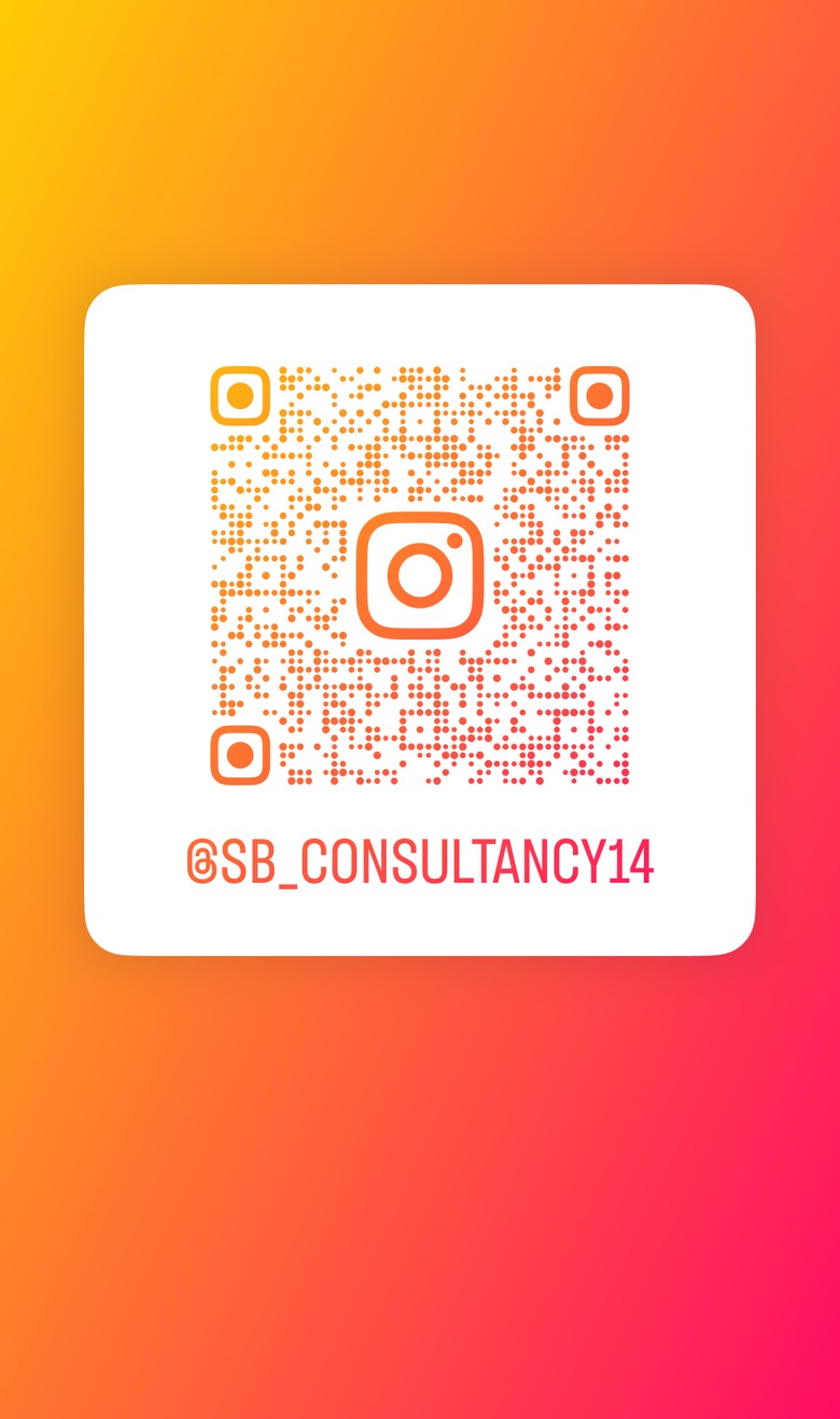 Scan to follow SB Consultancy on Instagram
