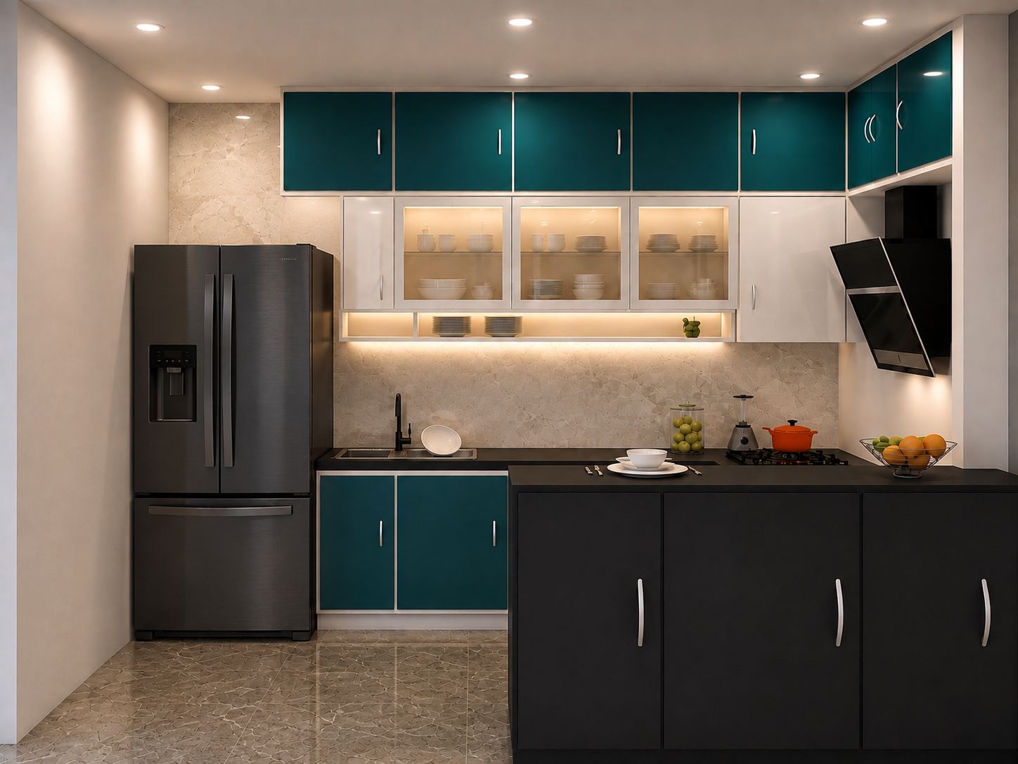 Modern kitchen interior
